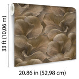 Veer Decor Floral Glow Brown Wallpaper 8413-VRFW-AF2