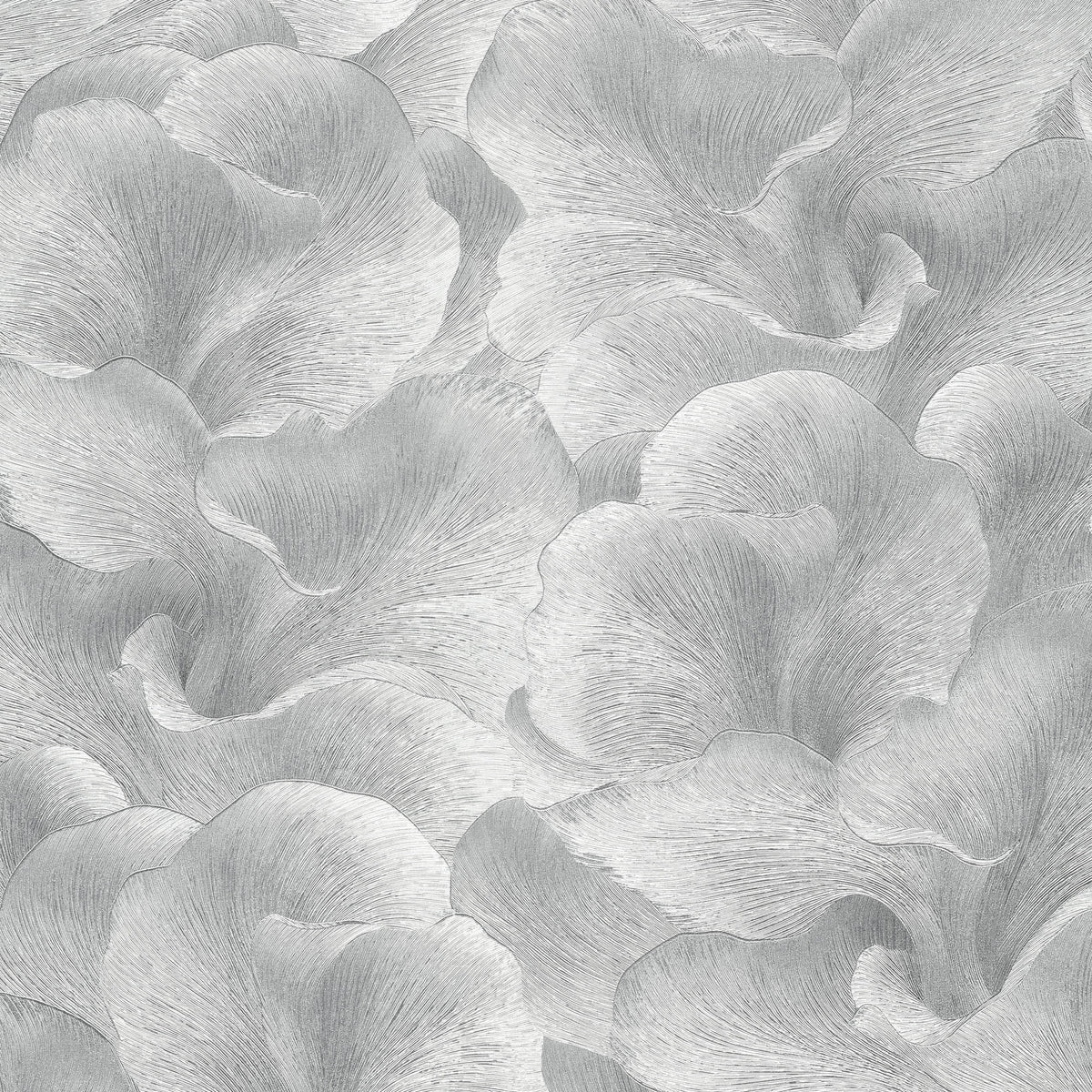 Veer Decor Floral Glow Silver Wallpaper 8413-VRFW-AF3
