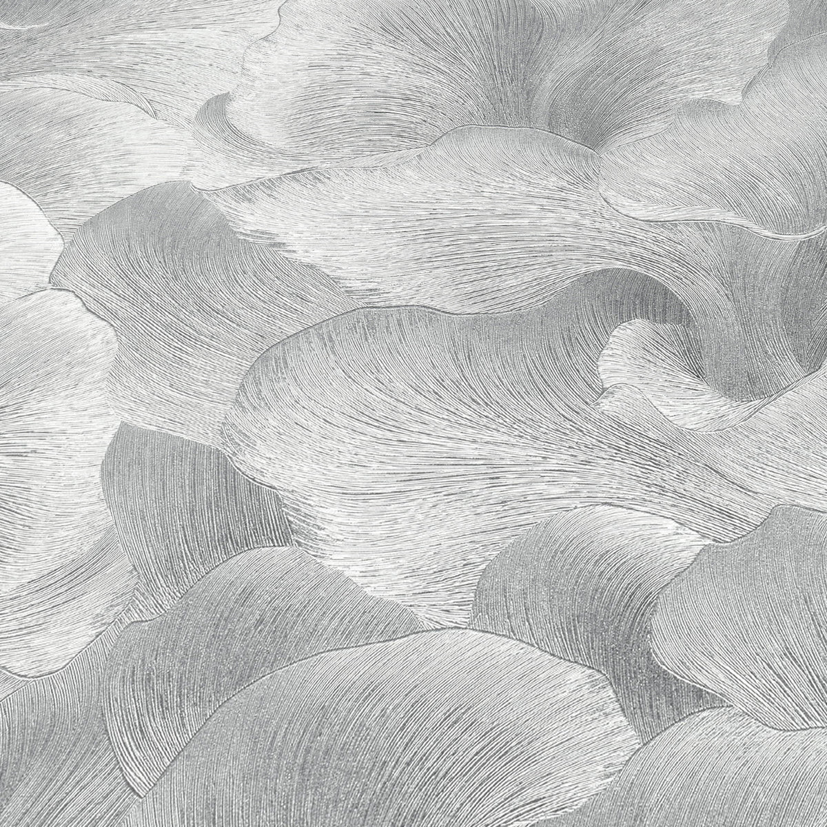 Veer Decor Floral Glow Silver Wallpaper 8413-VRFW-AF3