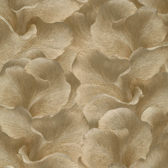 Veer Decor Floral Glow Gold Wallpaper 8413-VRFW-AF4