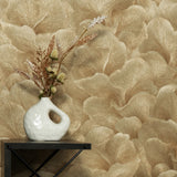Veer Decor Floral Glow Gold Wallpaper 8413-VRFW-AF4