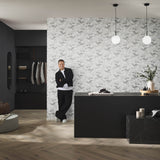 Veer Decor Floral Glow Grey Wallpaper 8413-VRFW-AF5