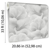 Veer Decor Floral Glow Grey Wallpaper 8413-VRFW-AF5