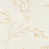 Veer Decor Yamato Leaves Beige Wallpaper 8413-VRFW-AG1