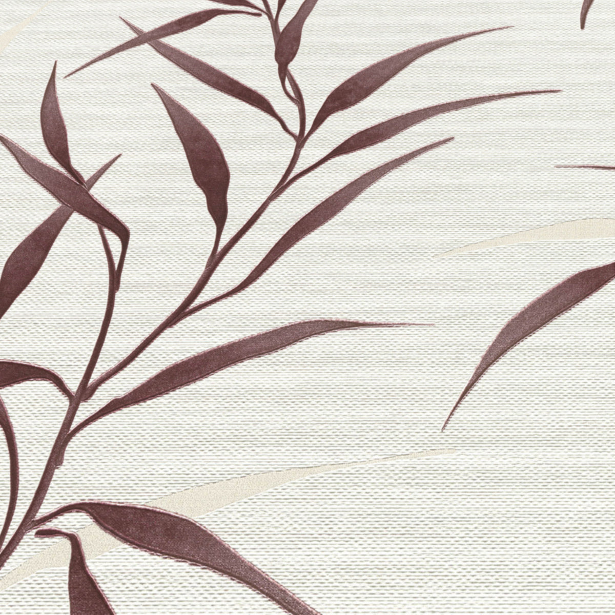 Veer Decor Yamato Leaves Red Wallpaper 8413-VRFW-AG2
