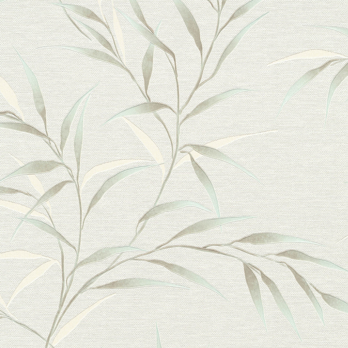 Veer Decor Yamato Leaves Teal Wallpaper 8413-VRFW-AG4