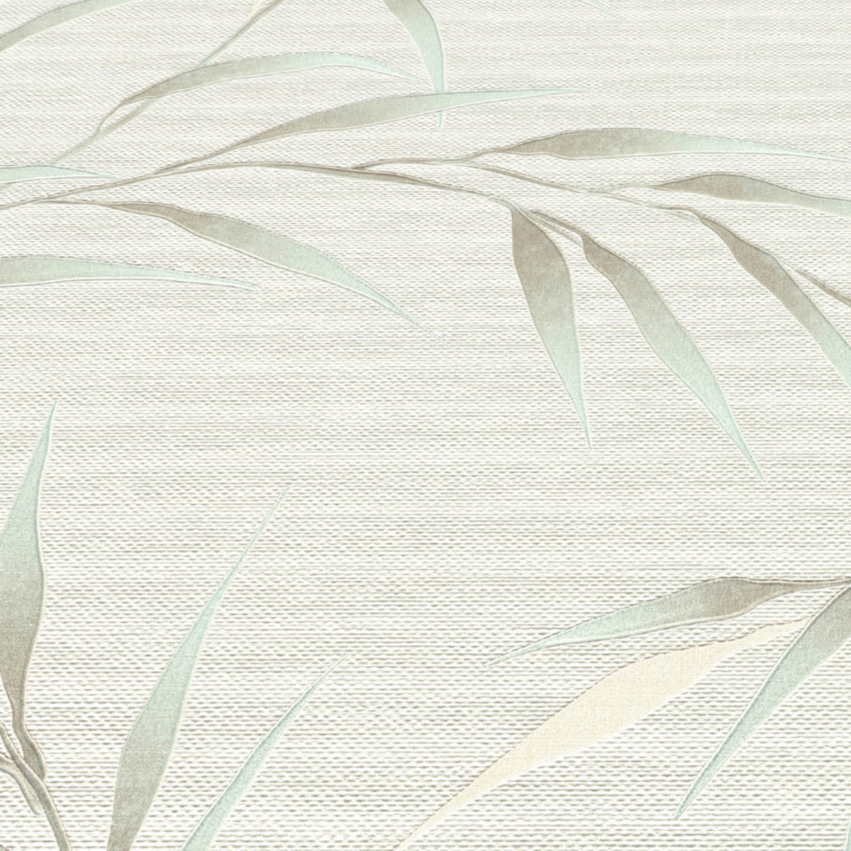 Veer Decor Yamato Leaves Teal Wallpaper 8413-VRFW-AG4