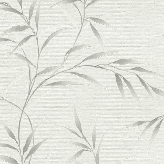 Veer Decor Yamato Leaves Grey Wallpaper 8413-VRFW-AG5