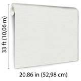 Veer Decor Echo Jute Texture White Wallpaper 8413-VRFW-AH1