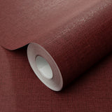 Veer Decor Echo Jute Texture Red Wallpaper 8413-VRFW-AH4
