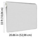 Veer Decor Echo Jute Texture Grey Wallpaper 8413-VRFW-AH9