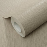 Veer Decor Soft Loom Stria Taupe Wallpaper 8413-VRFW-AI11