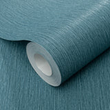 Veer Decor Soft Loom Stria Blue Wallpaper 8413-VRFW-AI3