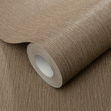 Veer Decor Soft Loom Stria Brown Wallpaper 8413-VRFW-AI4