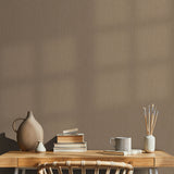 Veer Decor Soft Loom Stria Brown Wallpaper 8413-VRFW-AI4