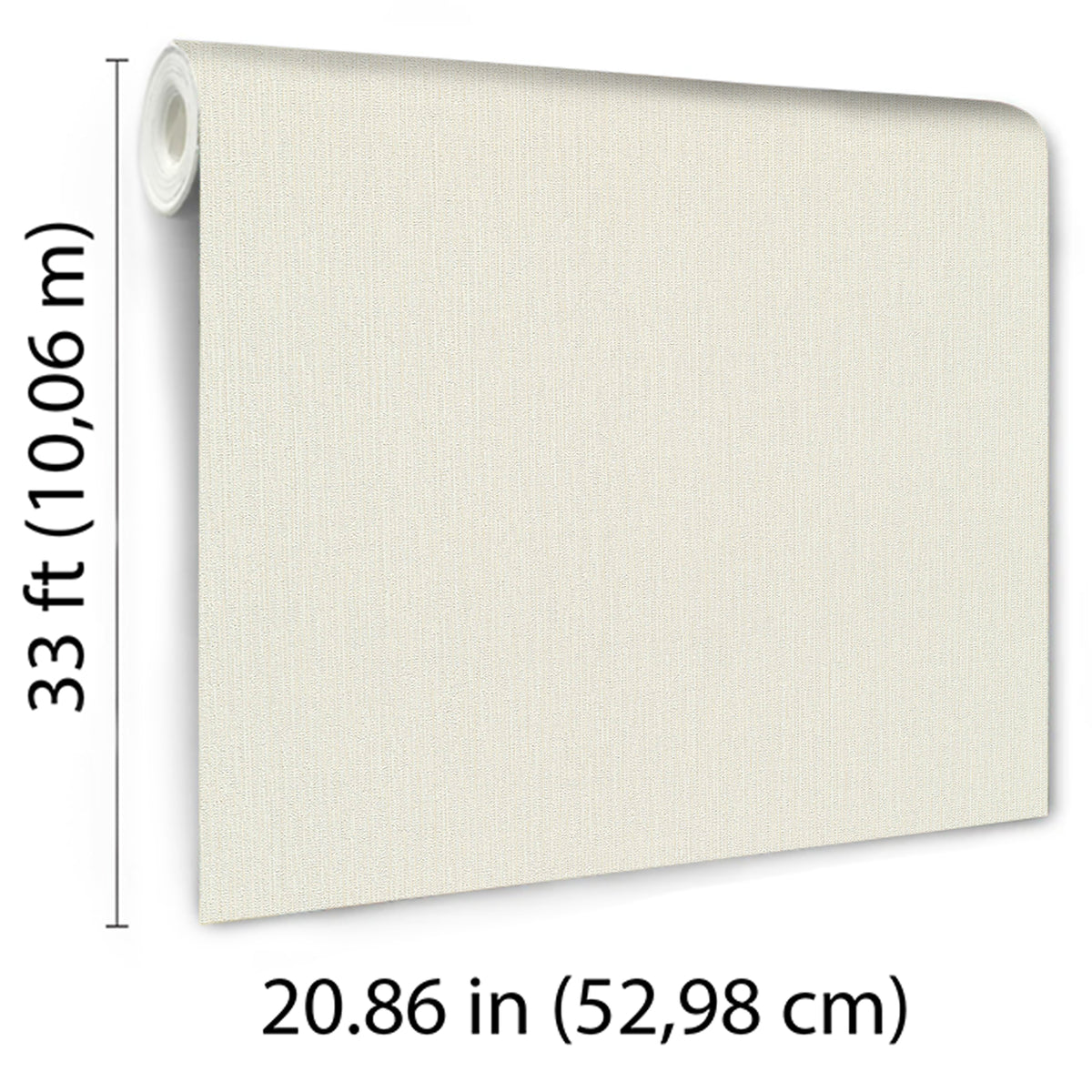 Veer Decor Soft Loom Stria Cream Wallpaper 8413-VRFW-AI5