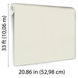 Veer Decor Soft Loom Stria Cream Wallpaper 8413-VRFW-AI5