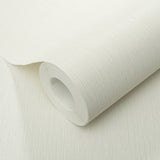 Veer Decor Soft Loom Stria Off-White Wallpaper 8413-VRFW-AI7