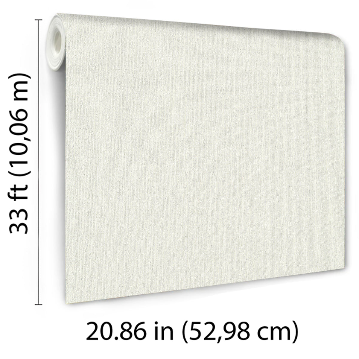 Veer Decor Soft Loom Stria Off-White Wallpaper 8413-VRFW-AI7