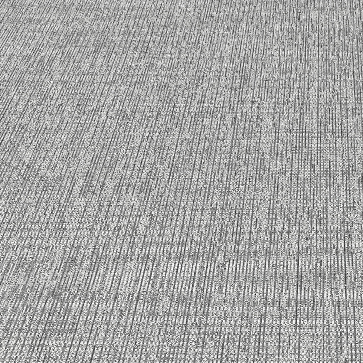 Veer Decor Soft Loom Stria Silver Wallpaper 8413-VRFW-AI8