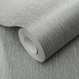 Veer Decor Soft Loom Stria Silver Wallpaper 8413-VRFW-AI8