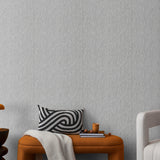 Veer Decor Soft Loom Stria Silver Wallpaper 8413-VRFW-AI8
