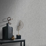 Veer Decor Soft Loom Stria Silver Wallpaper 8413-VRFW-AI8