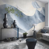Veer Decor Velvet Dunes Blue Wall Mural 8413-VRFW-AL