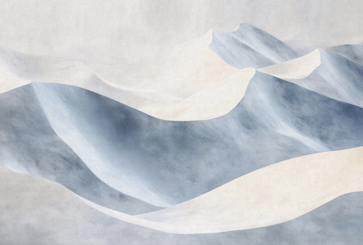 Veer Decor Velvet Dunes Blue Wall Mural 8413-VRFW-AL