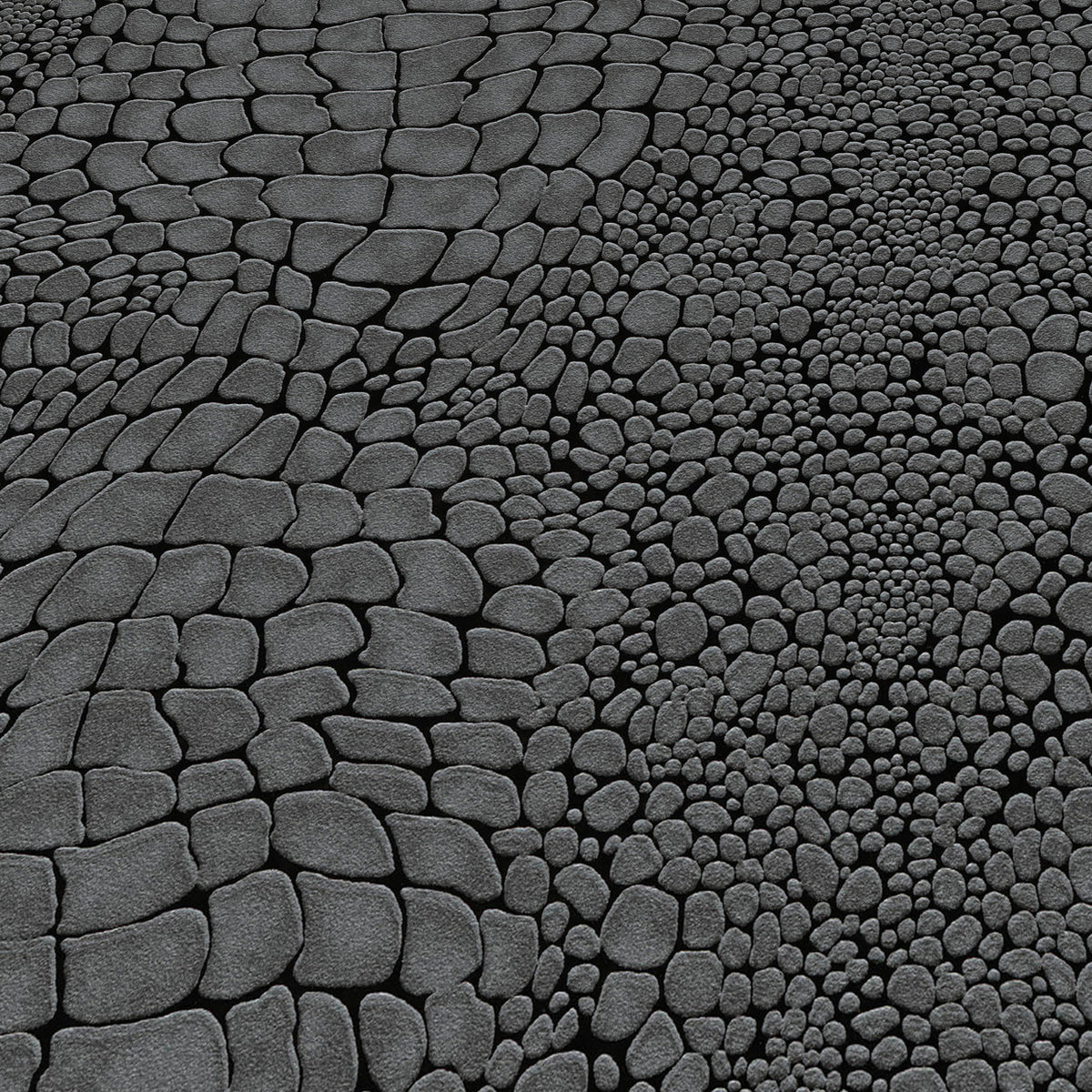 Veer Decor Scala Crocodile Skin Black Wallpaper 8414-VRINC-A