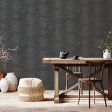Veer Decor Scala Crocodile Skin Black Wallpaper 8414-VRINC-A