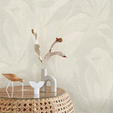 Veer Decor Silvana Leaves Beige Wallpaper 8414-VRINC-AB2