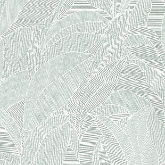 Veer Decor Silvana Leaves Green Wallpaper 8414-VRINC-AB3