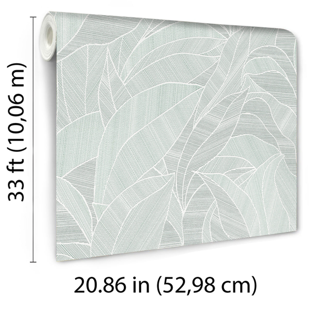Veer Decor Silvana Leaves Green Wallpaper 8414-VRINC-AB3