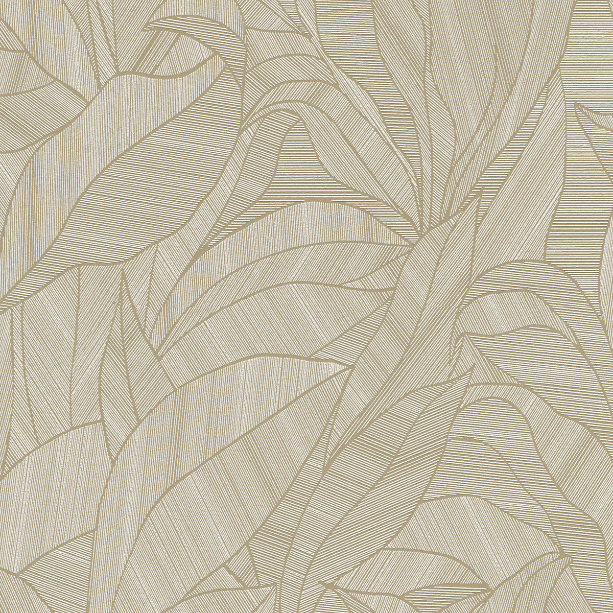 Veer Decor Silvana Leaves Brown Wallpaper 8414-VRINC-AB4