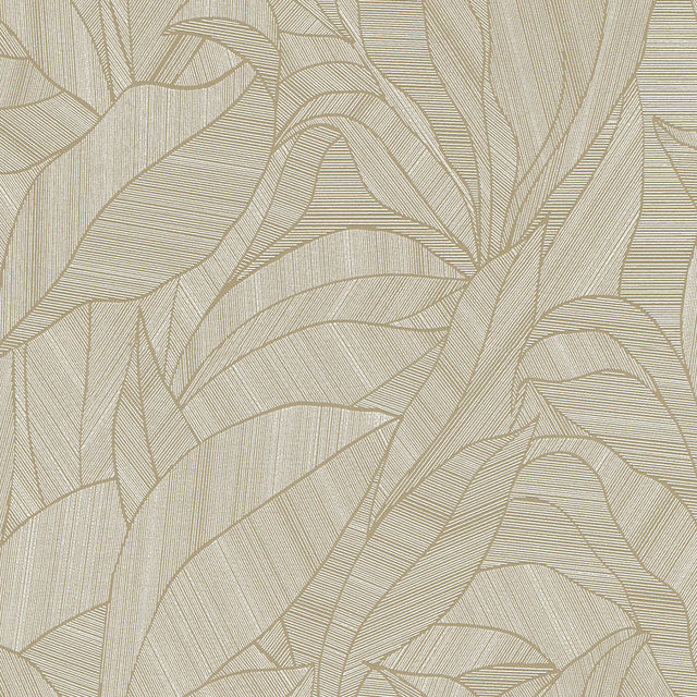 Veer Decor Silvana Leaves Brown Wallpaper 8414-VRINC-AB4