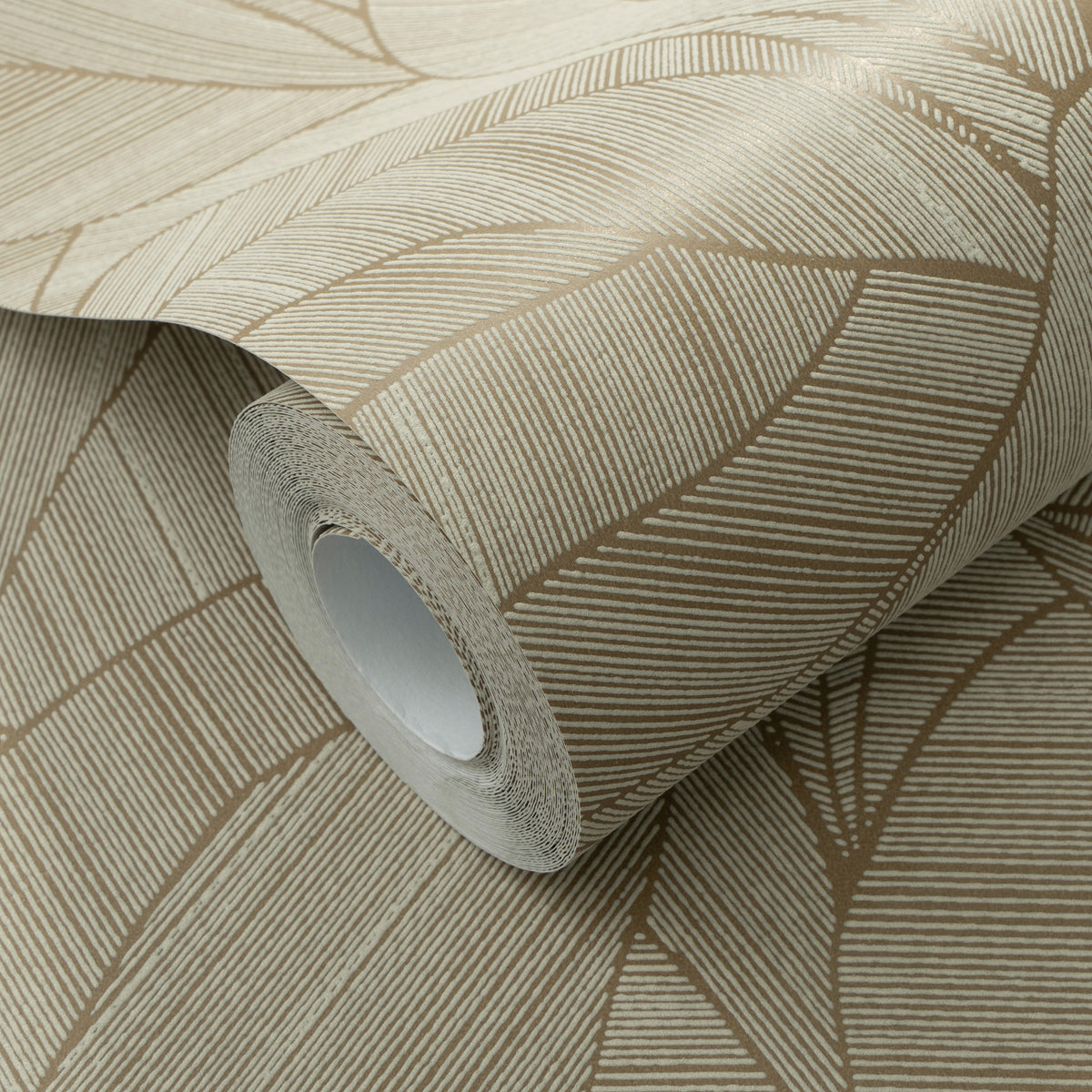 Veer Decor Silvana Leaves Brown Wallpaper 8414-VRINC-AB4