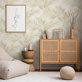 Veer Decor Calvado Palm Beige Wallpaper 8414-VRINC-AC1