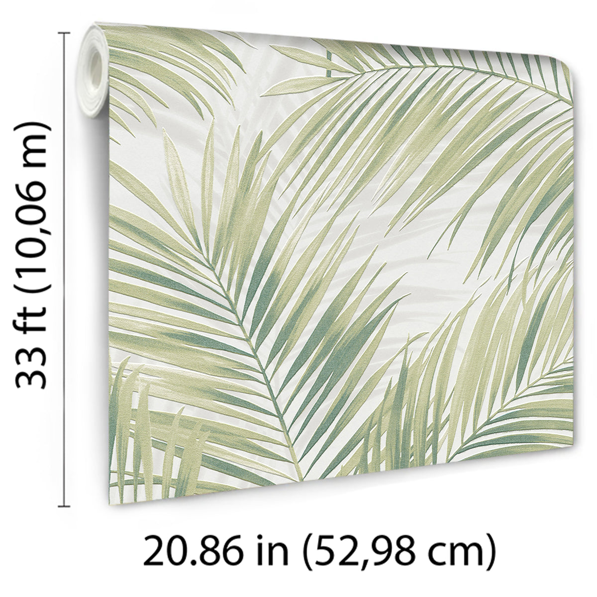 Veer Decor Calvado Palm Green Wallpaper 8414-VRINC-AC2