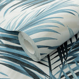Veer Decor Calvado Palm Blue Wallpaper 8414-VRINC-AC4