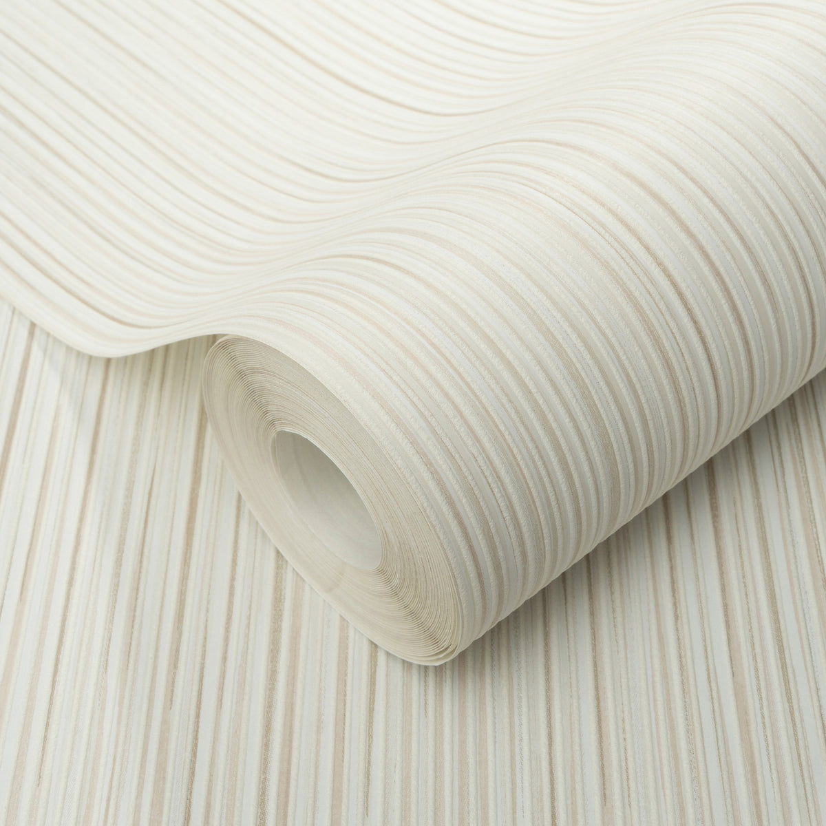Veer Decor Ravello Raised Stria Beige Wallpaper 8414-VRINC-A