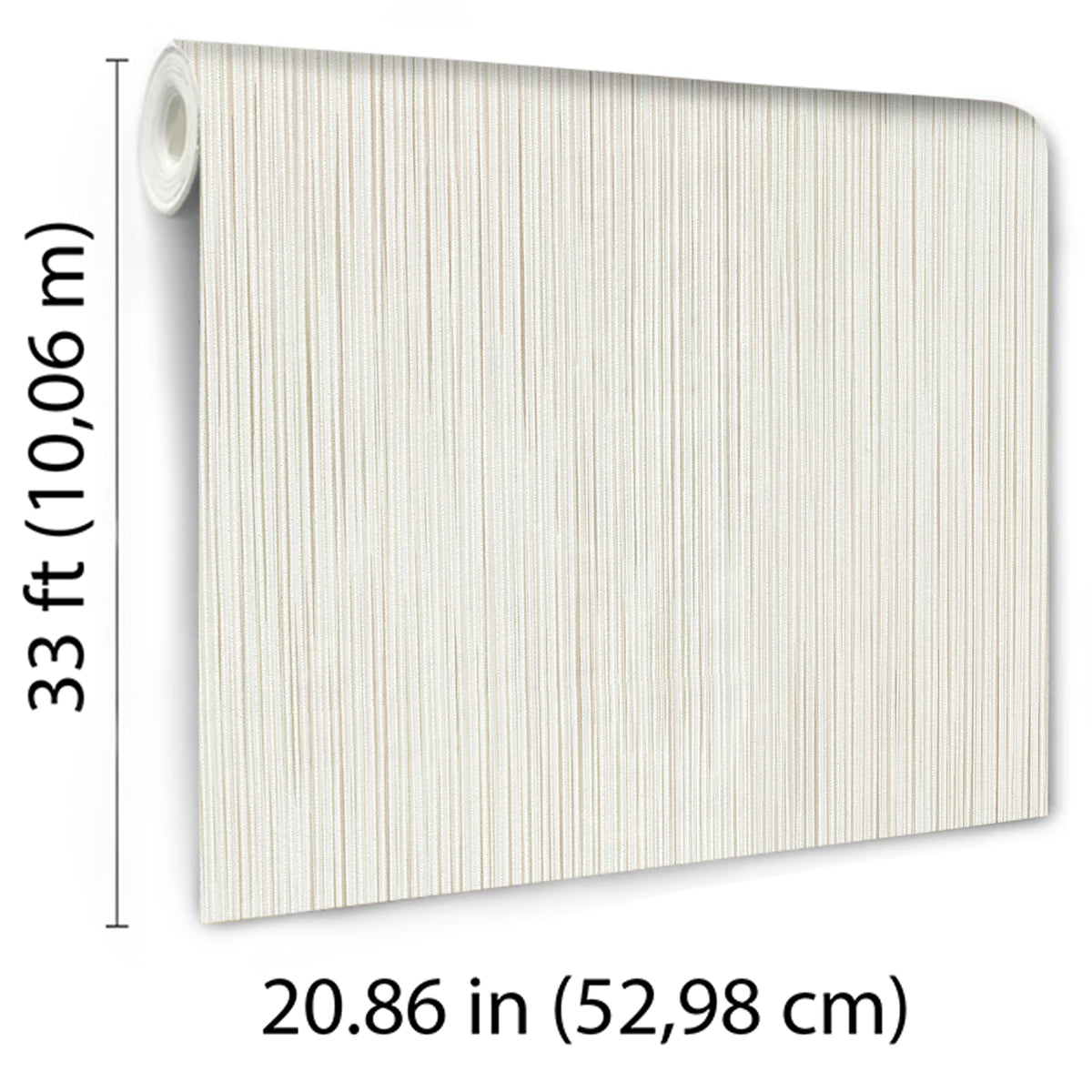 Veer Decor Ravello Raised Stria Beige Wallpaper 8414-VRINC-A
