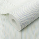 Veer Decor Ravello Raised Stria Green Wallpaper 8414-VRINC-A