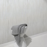 Veer Decor Ravello Raised Stria Taupe Wallpaper 8414-VRINC-A