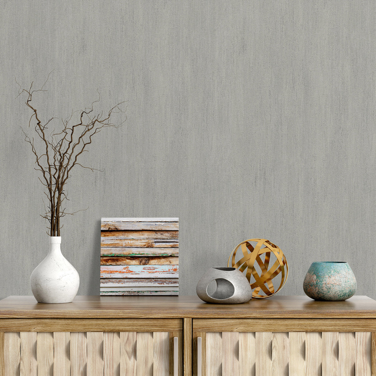 Veer Decor Solano Raised Texture Taupe Wallpaper 8414-VRINC-