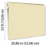 Veer Decor Varella Chevron Stripe Yellow Wallpaper 8414-VRIN