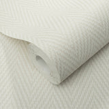 Veer Decor Varella Chevron Stripe Cream Wallpaper 8414-VRINC