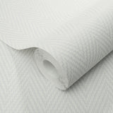 Veer Decor Varella Chevron Stripe Grey Wallpaper 8414-VRINC-