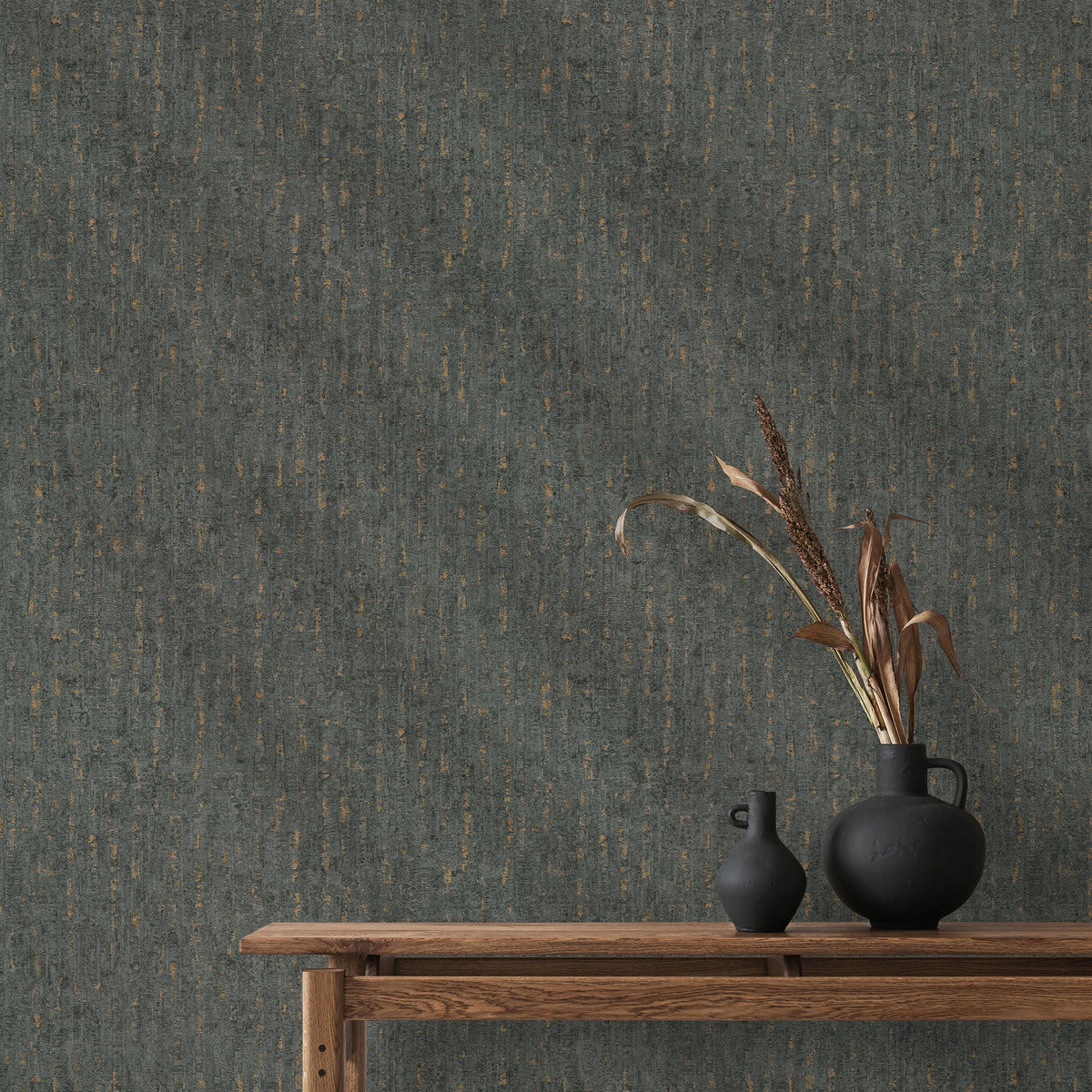 Veer Decor Artisan Texture Black Wallpaper 8415-VRSG-AA6