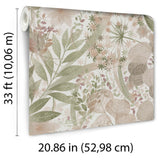 Veer Decor Secret Grove Pink Wallpaper 8415-VRSG-AB1